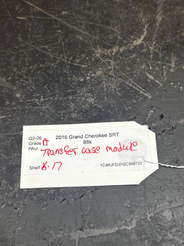 2016-2017 Jeep Grand Cherokee Transfer Case Control Module OEM 68250125AB