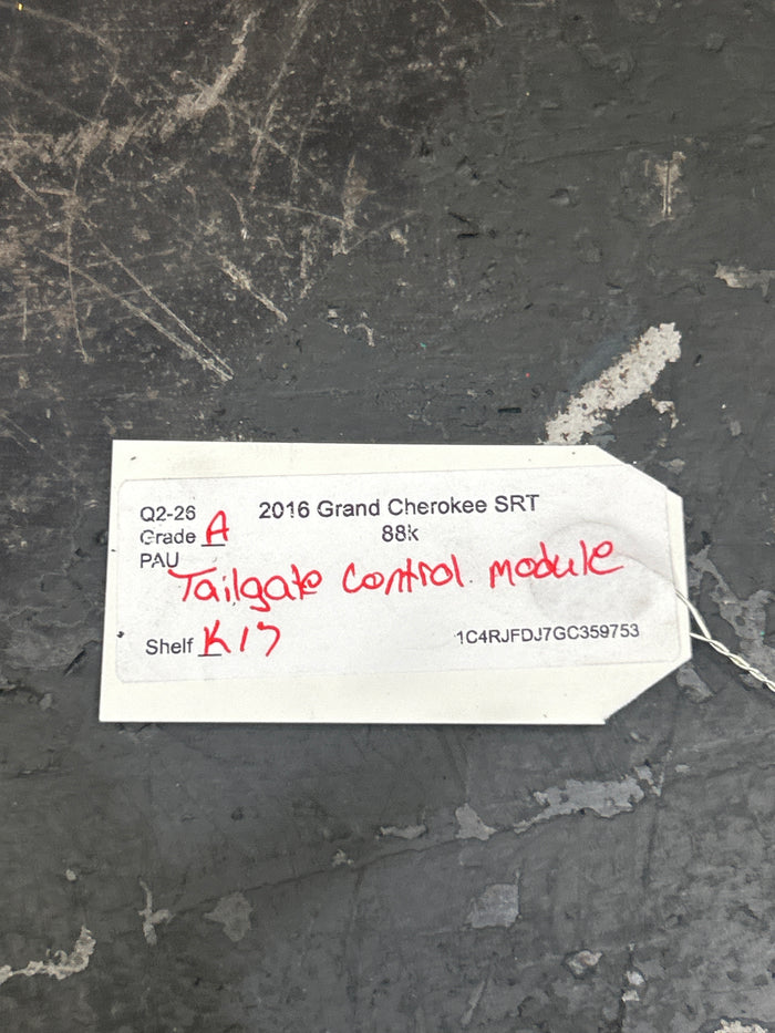 2016-2019 Grand Cherokee Durango Power Liftgate Control Module 68140669AE OEM