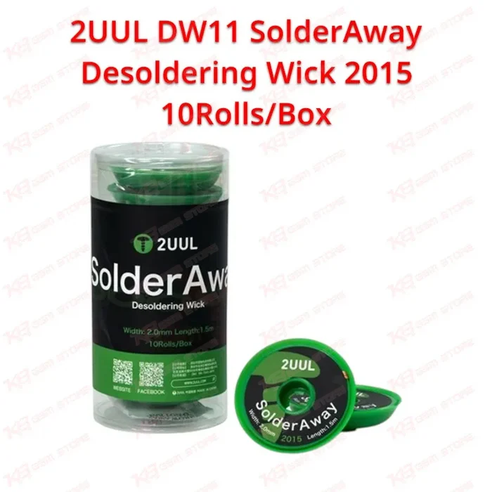 2UUL DW11 SolderAway Desoldering Wick 2015 10Rolls/Box