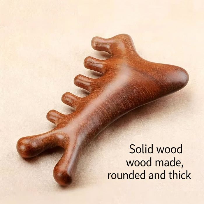 4-in-1 Rosewood Gua Sha Board – Facial Massage & Contouring Tool