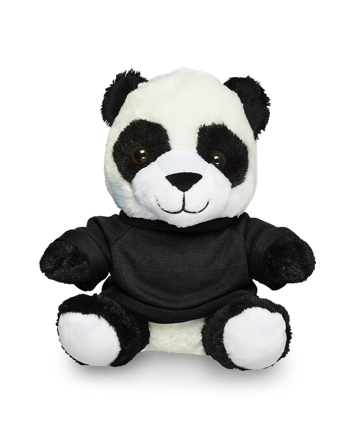 7" Plush Panda With T-Shirt