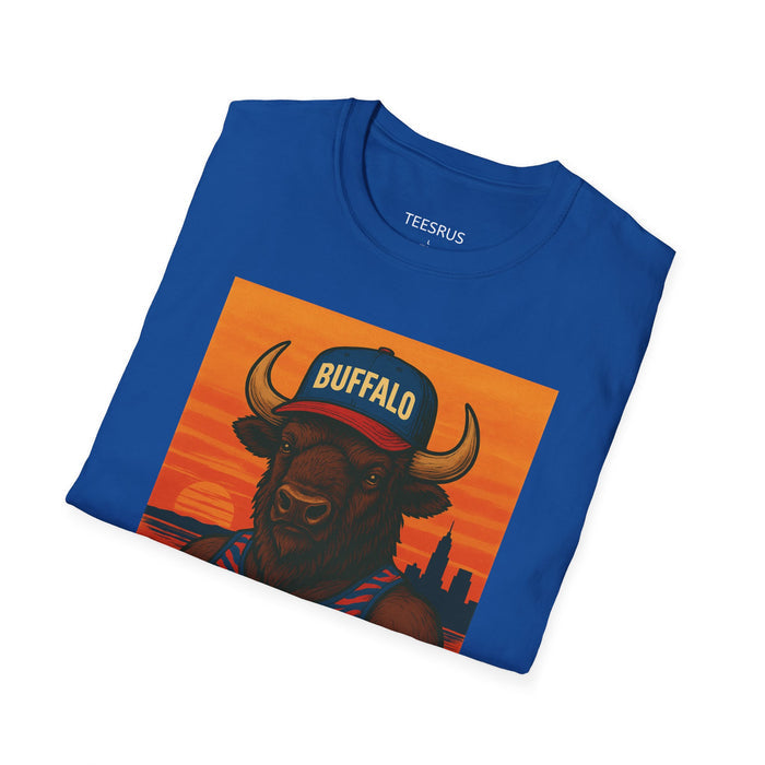 Buffalo Wearing Buffalo in the Summer
