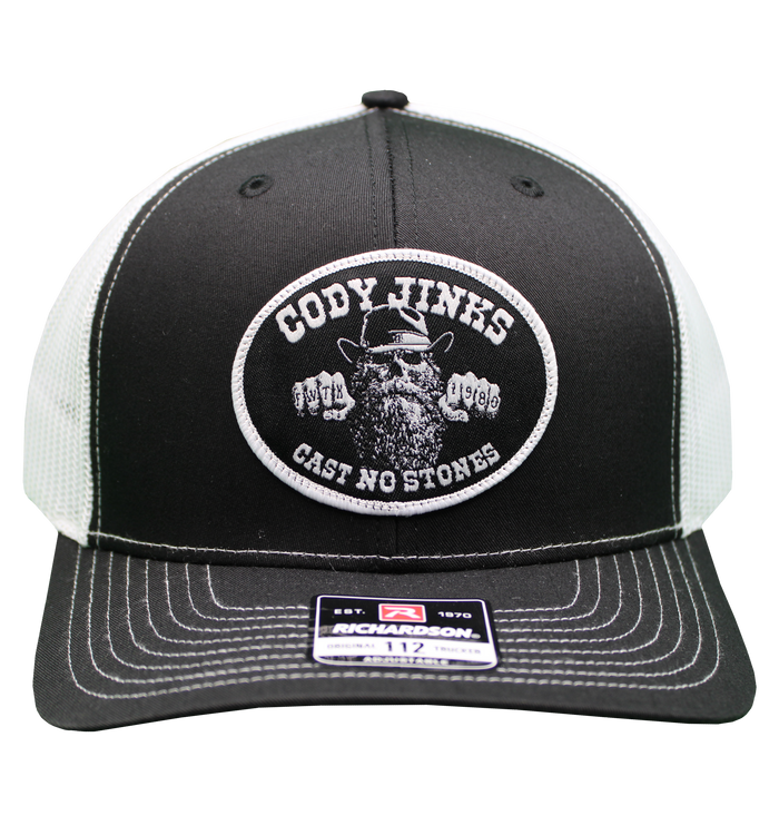 CNS Patch Blk/White Hat
