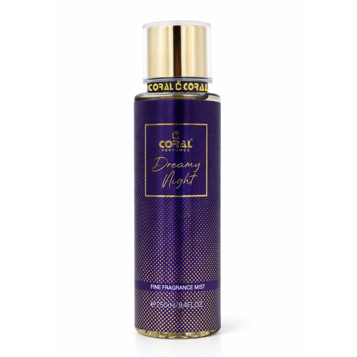 coral dreamy night fragrance mist for unisex 250ml