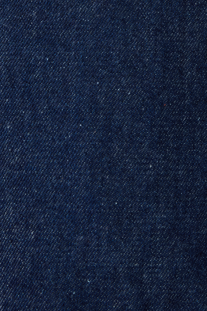 Denim Pockets Belt Loops Shorts_8