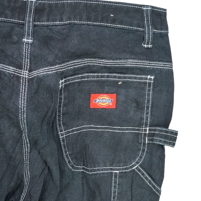 Dickies Women's High Waisted Carpenter Jeans - 7/28, Medium - Army & Outdoors - Jeans
