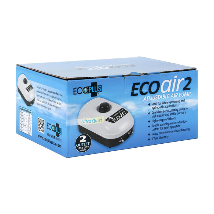 EcoPlus® Eco Air 2 Two Outlet - 3 Watt 126 GPH