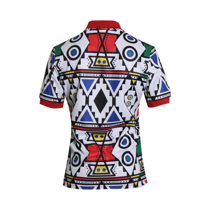 Fabrosanz: Nguni print Golf Shirt