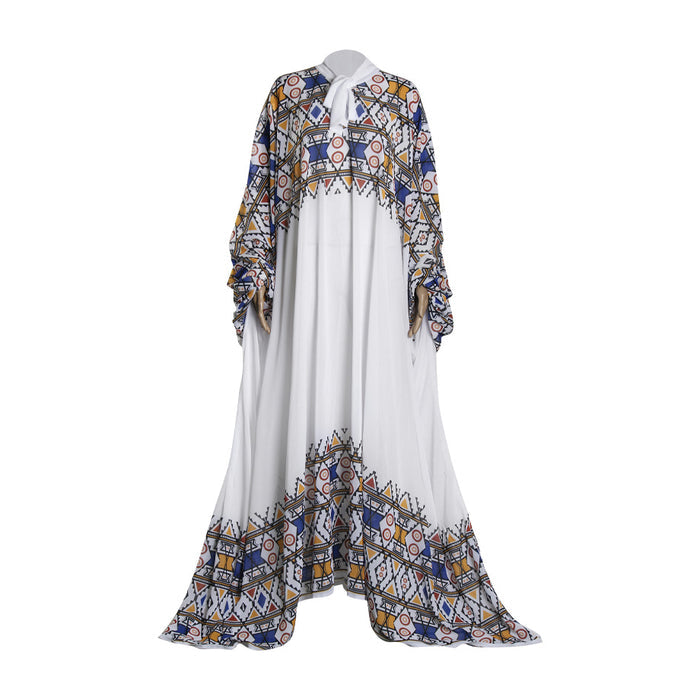 Fabrosanz: Nguni Tie Neck Kaftan