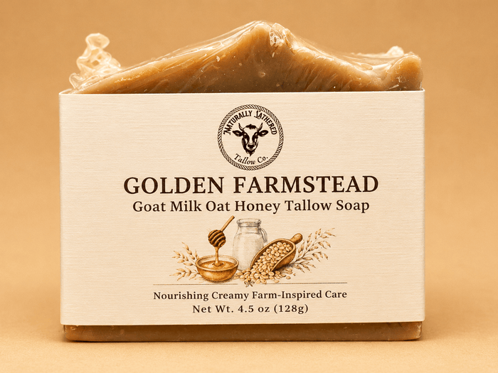 Golden Farmstead Bar Soap - Naturally Lathered Tallow Co.