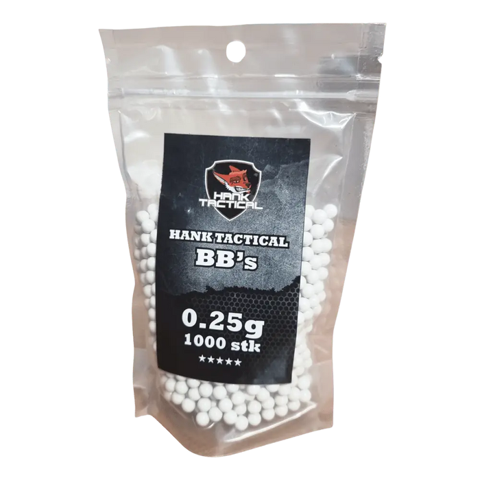 Hank Tactical BB's 0,25g, 1000 stk Hank Tactical