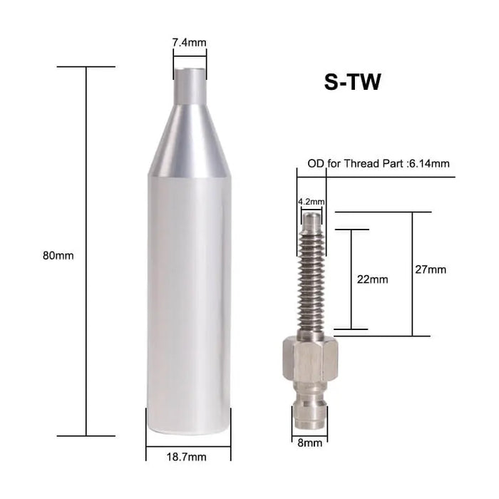 HT CO2 til HPA adapter, STW-2 Hank Tactical