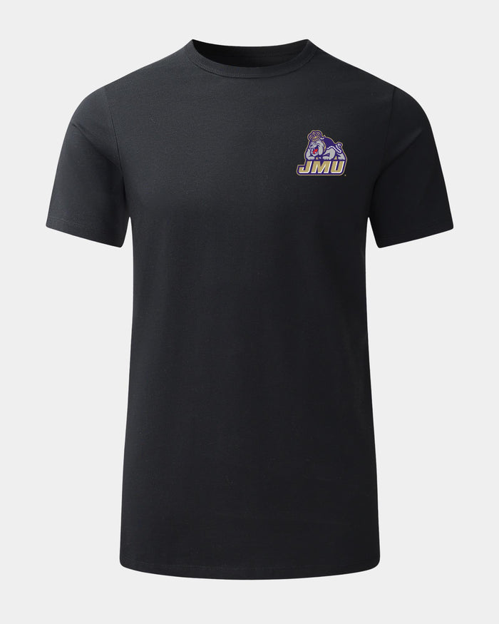 James Madison Slam Dunk Spectacle 2.0 Black T-Shirt Front