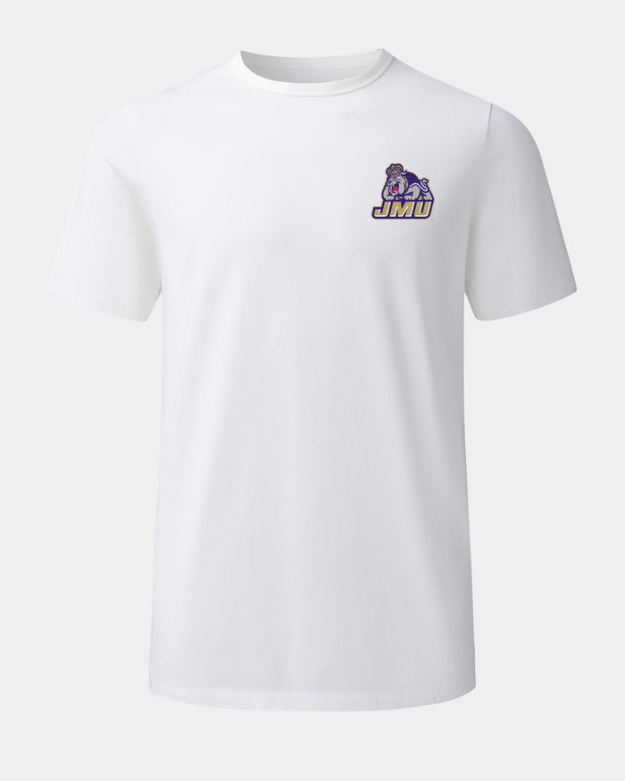 James Madison Slam Dunk Spectacle 2.0 White T-Shirt Front