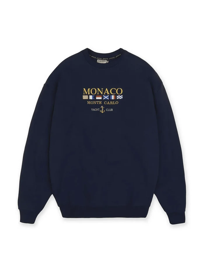 The Navy Monaco Vintage Sweatshirt - Bascora