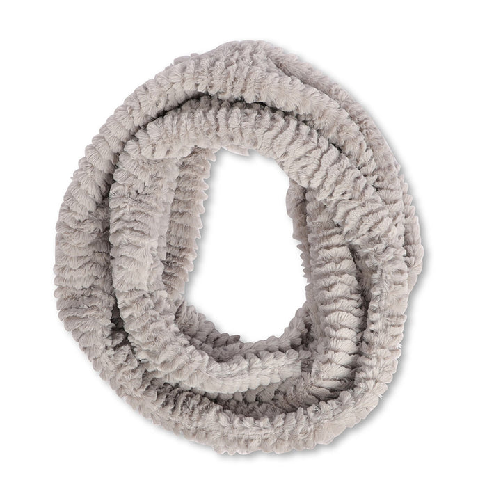 Ladies Grey Faux Fur Snood 332474-GREY
