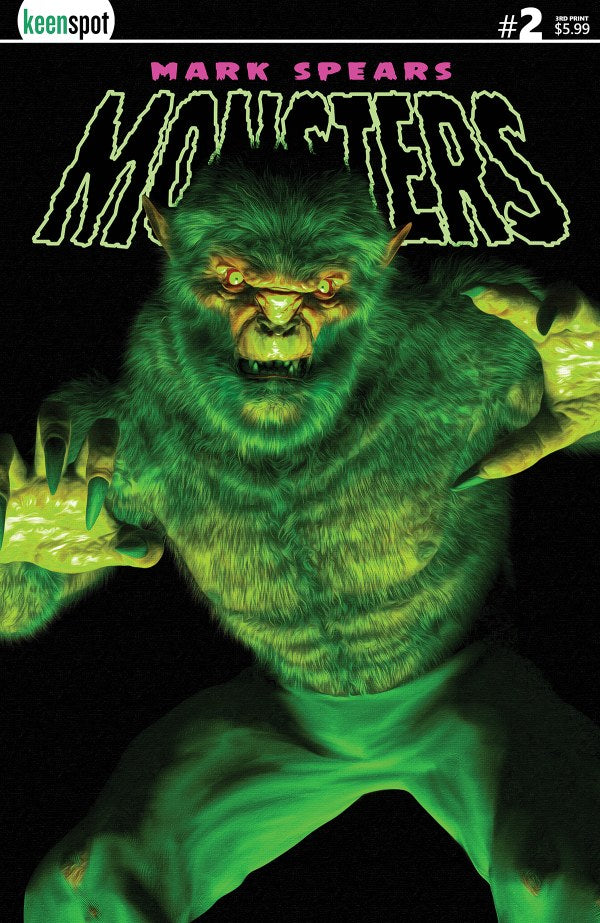 Mark Spears Monsters #2 3rd Printing Werewolf