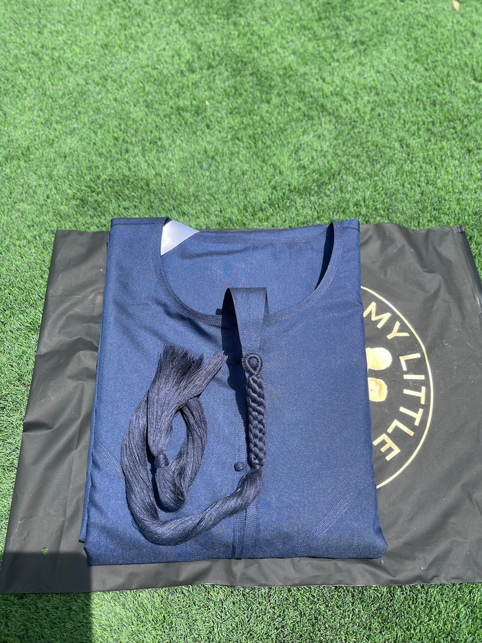 Mens Navy Blue Emirati Thobe