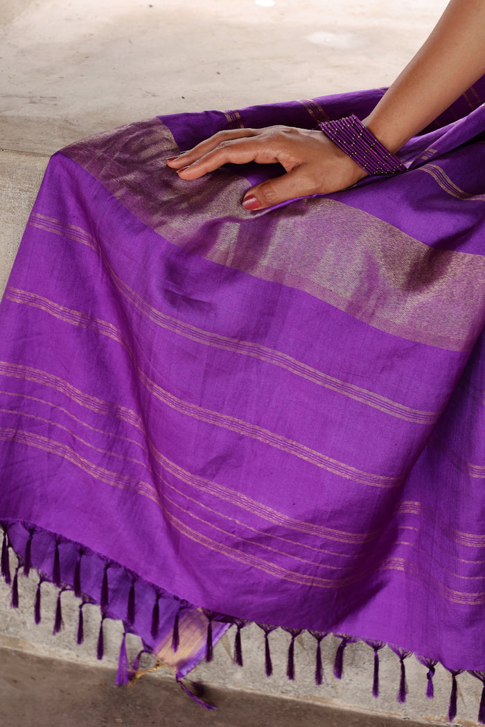 Mila Buttercup Kanchipuram Silk Saree