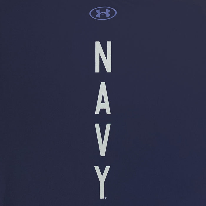 Navy Under Armour Anchor Silent Service Spine Long Sleeve T-Shirt (Navy)