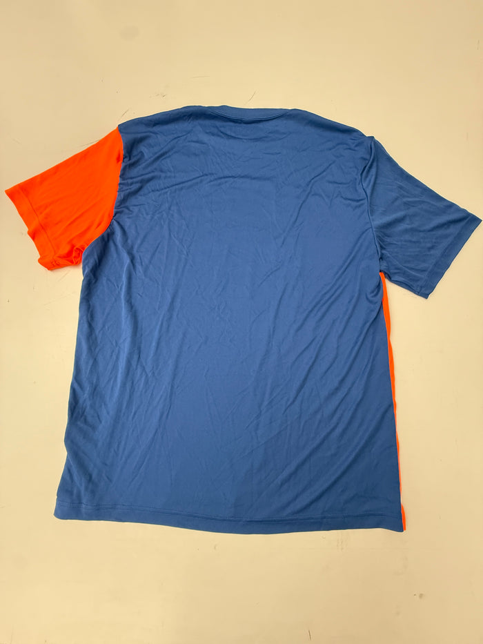 Orange & Blue Skies Breathable Tee – 2025 Playoffs Colorway Edition (Orange Front)