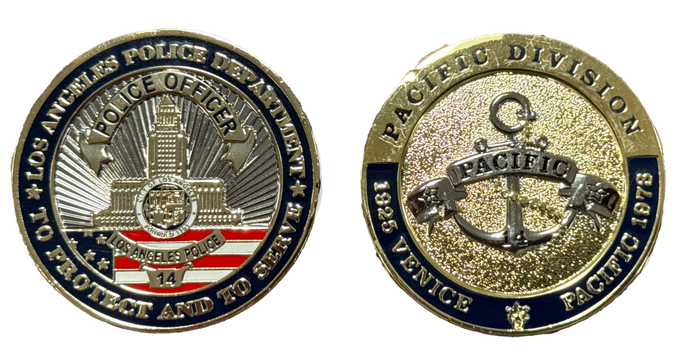 Pacific Division Anchor Challenge Coin