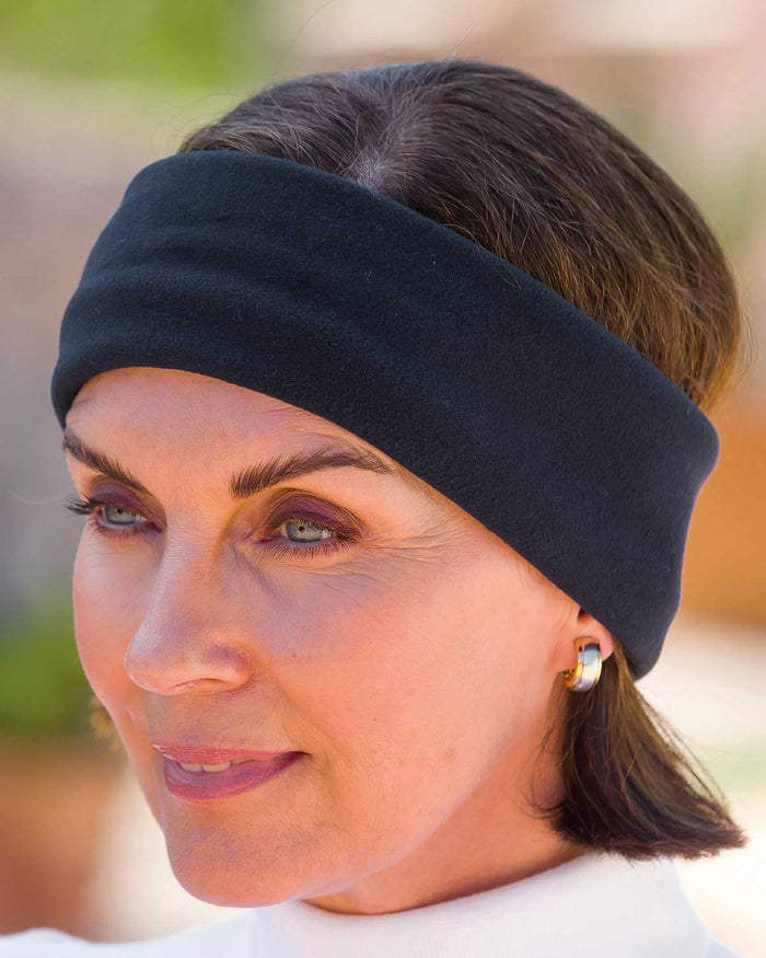 Polar Fleece Ear Warmer - Navy - Country Collection