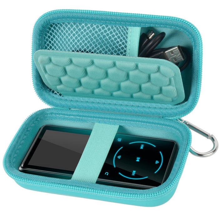 Portable MP3 & MP4 Player Travel Case | ALKOO – Green – protective case product view