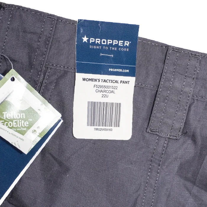 Propper Women's Charcoal Tactical Trousers - Size 22, 2XLarge - Army & Outdoors - Combat Trousers