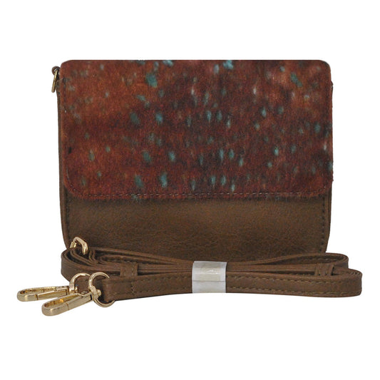 !SALE! Deer Print NGIL Faux Fur Clutch/Crossbody Bag