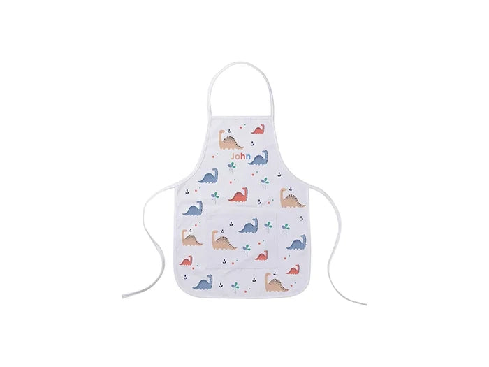 Sublimation Blanks White Child Apron w/ White Pocket (61*44cm)