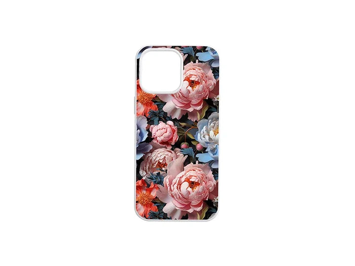 Sublimation iPhone 16 Pro Max Cover w/ insert (Rubber, White)