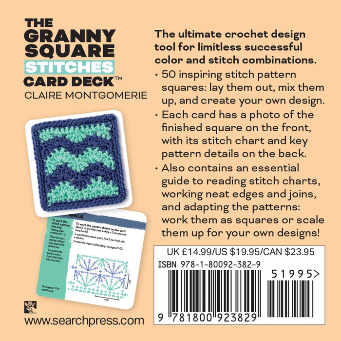 The Granny Square Stitches Card Deck | Claire Montgomerie