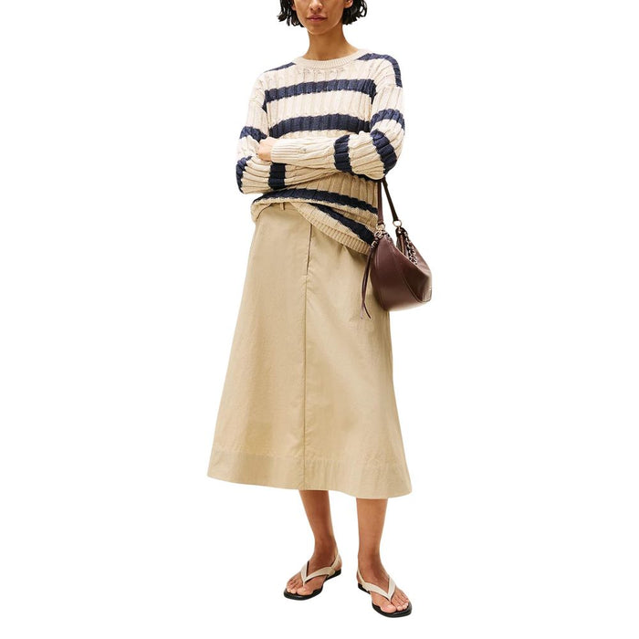 Tommy Hilfiger Beige Linen Sweatshirt