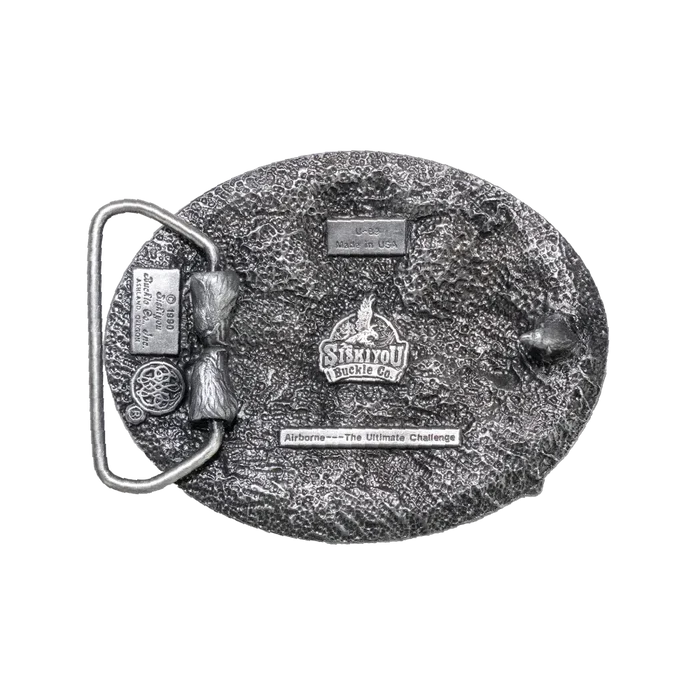 US Made Airborne Belt Buckle, Item 1 - Army & Outdoors - Belts