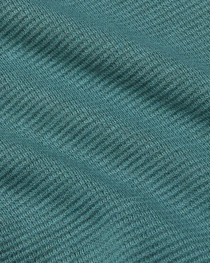Womens Stormcloud Waffle Long Sleeve Henley & Waffle Leg Pant, rib-knit texture.