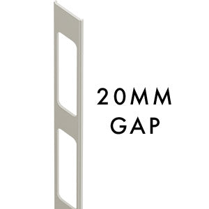 20MM SPACING Aluminium slat gap insert 2100MM LONG - Image 8