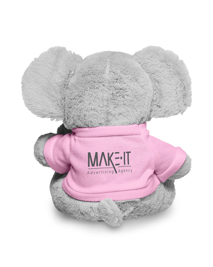 7" Plush Elephant With T-Shirt