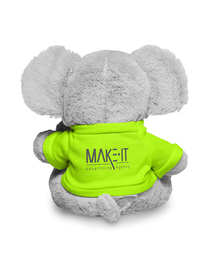 7" Plush Elephant With T-Shirt