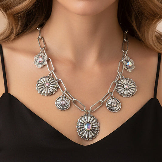 92296 - Squash Blossom Charm Necklace - AB