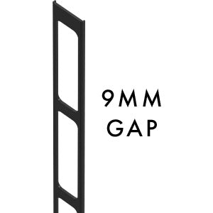 9MM SPACING Aluminium slat gap insert 2100MM LONG - Image 1