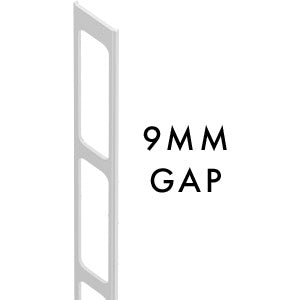9MM SPACING Aluminium slat gap insert 2100MM LONG - Image 6