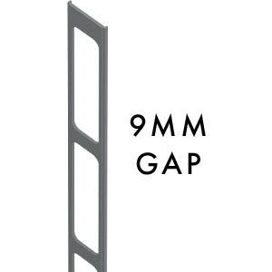 9MM SPACING Aluminium slat gap insert 2100MM LONG - Image 7