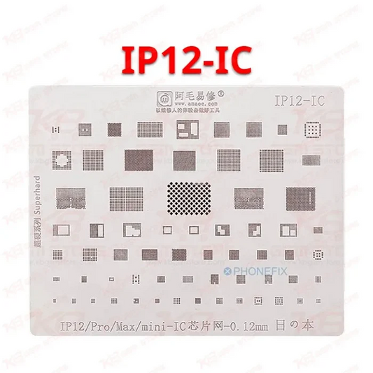 Amaoe IP12-IC BGA Reballing Stencil