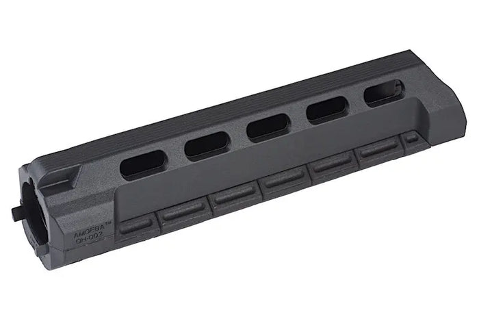ARES M4 Frontsæt, sort, 256 mm, nærbillede af tekstur og detaljer