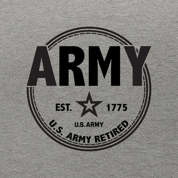 Army Retired Left Chest Hood