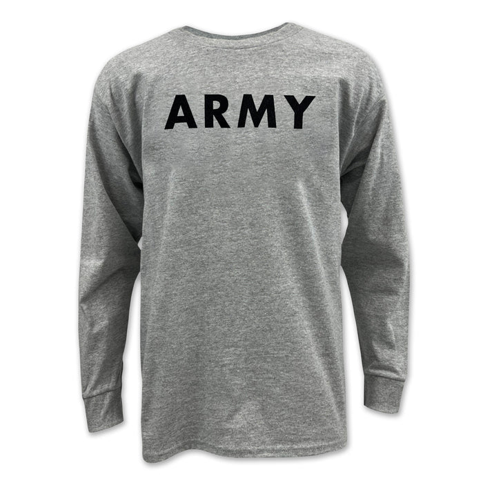 Army Youth Logo Core Long Sleeve T-Shirt (Grey)