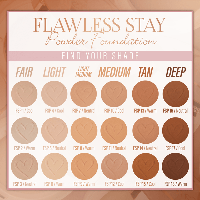 Beauty Creation - Flawless Stay Powder Foundation - TRUECOLOR WHOLESALE