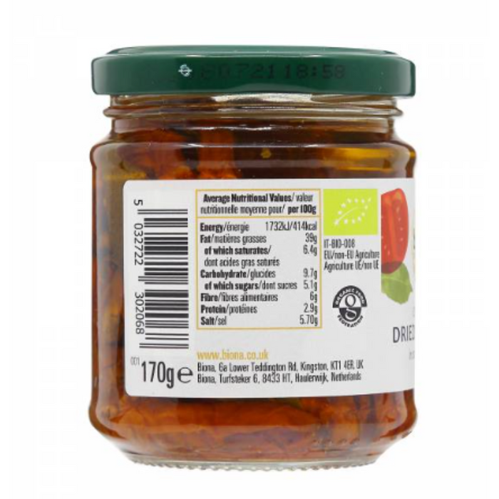 Biona Organic Dried Tomatoes in Oil 170g