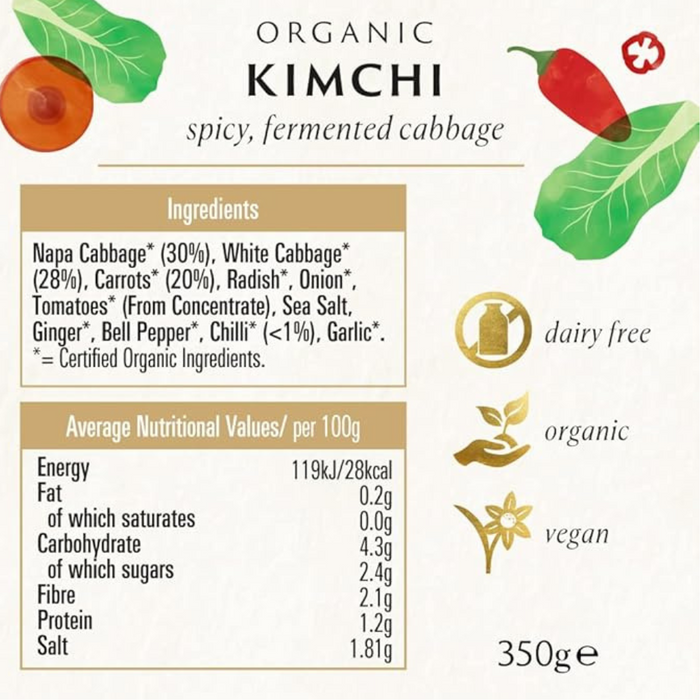 Biona Organic Spicy Kimchi 350g